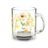 Yellow Bloom Glass Mug