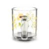 Yellow Bloom Glass Mug