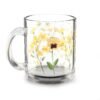 Yellow Bloom Glass Mug