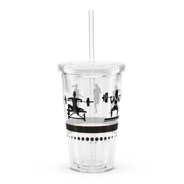 double-wall-clear-plastic-tumbler-16-oz-16-oz-front-68de9e483b31a.jpg I Don't Miss My Workouts Clear plastic tumbler