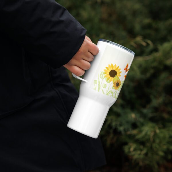travel-mug-with-a-handle-white-25-oz-right-68e7f0cb124c1.jpg I See Flowers Travel Mug